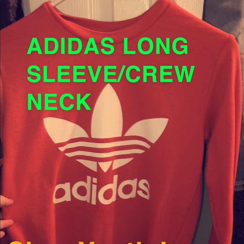 Adidas crew neck long sleeve